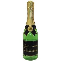Гель для душа шампанское "Прикосновение нежности" зелёный 550 мл